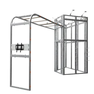 Tianyu Reusable Tension Fabric Aluminum Frame Portable Fair Booth Tv Stand Standard Exhibition Modular Trade Show Booth