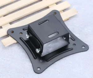 Tilting LCD LED Monitor TV Wall Mount Bracket Cold Rolled Steel 14-26 Inch 10kg VESA 100x100mm Black 15° Tilt 3cm Wall Distance