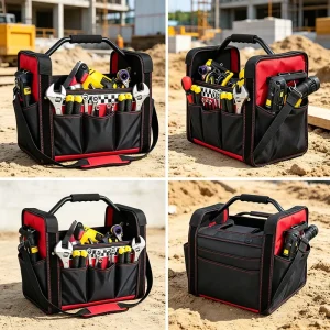 Tool Bag Crossbody Multifunctional Thickened Oxford Cloth Storage Pouch Large Portable Tool Bag
