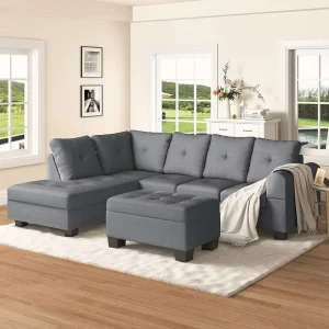 Top Manufacture Living Room Leisure Modular Sofa Comfortable Sectional Sofa Couch for Home Furniture Set