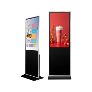 Touch Screen Monitor Wall-Mounted LCD Video Wall IP65 Rated Digital Signage for Retail Stores Shopping Malls and Elevators
