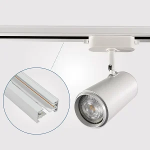 Track Lights Black White Aluminum Gu10 Led Spotlight Mr16 Track Spot Light