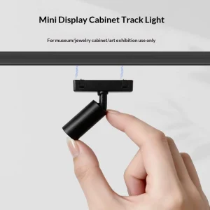 Track Mini Spot Light Embedded Surface LED Ra95 4000K Dimmable Recessed Sensor Light for Cabinet Wine Cabinet Jewelry Museum