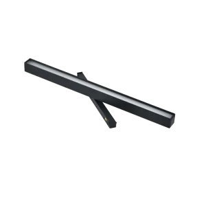 Track-Mounted 10mm Aluminum LED Flood Linear Light with GU10 Base, Dimmable, Office and Hotel Use