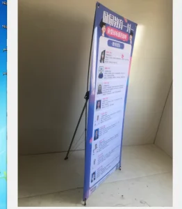 Trade Fair Foldable X Banner Stand Portable Advertising Display