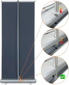 Trade Show Aluminum Portable Digital Retractable Roll Up Banner Display Stand Manufacturer