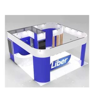 Trade Show Booth Materials Modular Aluminum Extrusion System Customized Exhibition Booth Illuminated Backdrop Walls
