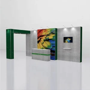Trade Show Display 10×20 Portable Booth Popup Stands Back Drop Backlit Pop up Store Display Pop up Shop Display