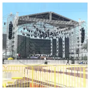 Trade Show Exhibit Concert Bolt Event Lightweight Wall Structural Square Frame Roof Aluminum Steel Stage Truss Display