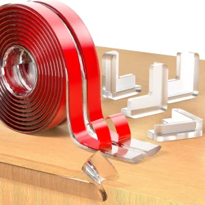 Transparent Baby-Safe Table Edge and Corner Anti-Collision Cushioning Strip