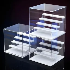 Transparent Dustproof Acrylic Storage and Display Stand for Stores and Exhibitions