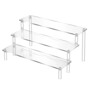 Transparent Multi-Layer Acrylic Ladder Storage Display Rack