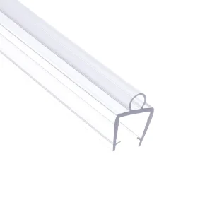 Transparent PVC PC Waterproof Sealing Strip for Bathroom Shower Doors Anti Collision Anti Abrasion