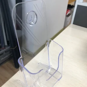 Transparent Plastic Acrylic Brochure Holder for A4 A5 A6 Size Brochure Book Display Counter Standing Holder