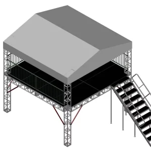 Truss Scaffolding Standing Crank Stand Steel Speaker Scaffold Galvanized Frame Layer Outdoor Aluminum Truss for Line Array