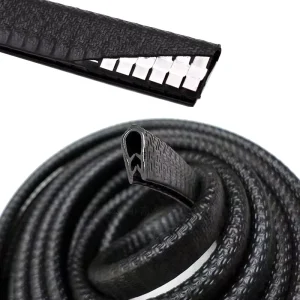 U-Shaped EPDM and Steel Sealing Strips for Automobiles Anti-Collision Dustproof Sound-Insulating Car Door Strips