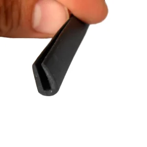 U-Shaped NBR Foam Sealing Strip Custom Edge-Securing Rubber Strip Car Glass Moulding Cutting Service