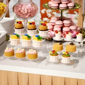 U-Shaped Transparent Acrylic Tabletop Display Rack