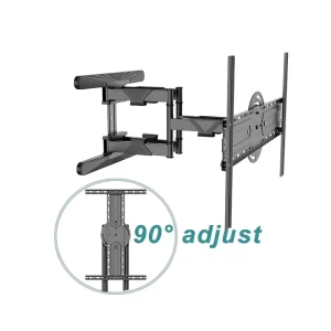 U80-X Rotating Full Motion TV Wall Mount for 40-80 Inch LCD LED TVs