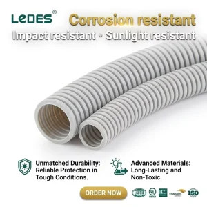 UL CUL Certified Electrical Nonmetallic Tubing ENT PVC Conduit for North American Construction Wiring