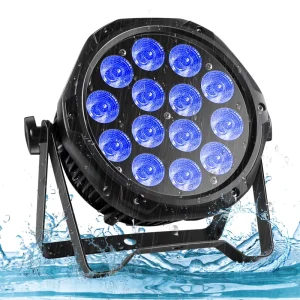 US Stock IP65 Waterproof 14X10W LED RGBW 4in1 Lighting DMX Control Strobe Effect Stage Outdoor Par Light
