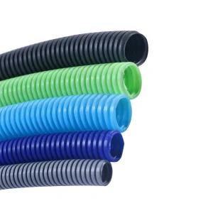 UV Resistant Insulated PE Flexible Corrugated Pipe Plastic Cable Protection Conduit For Flexible Electrical Wire Cable Sleeves