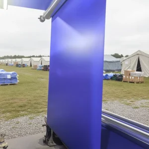 UV Stabilized PVC Knife-Coated Tarpaulin for Disaster Relief Tents and Field Hospitals