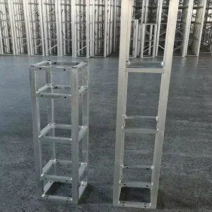 Ultra-Light 200x200mm Aluminum Alloy LED-Lit Water-Resistant Advertising Trusses Small Exhibition Display Racks