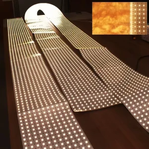 Ultra Long 10M 240mm Under Countertop Backlit Onyx Stone Backlight Strips 10000mm Flexible Sheet LED Panel