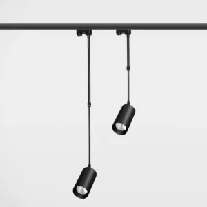 Ultra Narrow Magnetic LED Linear Track Light System with Adjustable Spotlights for Home and Office