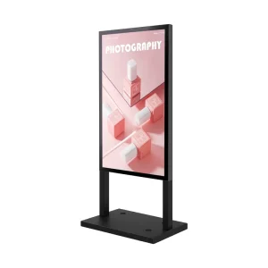 Ultra thin Outdoor Digital Signage Kiosk with Touchscreen and Waterproof IP65 for Retail and Public Areas