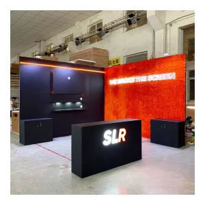 Unique Booth Design 10×15 Trade Show Booth Modular Easy Set up Exhibition Booth VR Glasses Display Stand Expo Exhibition Booth