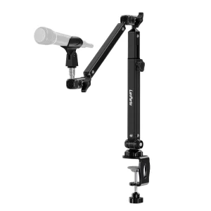 Universal 3/8 5/8 Adapter Mount Metal Microphone Stand Desk Clamp Holder Flexible Microphone Arm