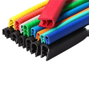 Universal 5M Roll Anti-Scratch Rubber Strip with Steel Disc Bumper Trim Car Door Protector Seal Guard