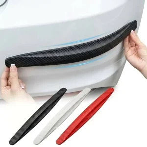 Universal Car Bumper Protector Sticker 3D Silicone Anti collision Decal Self adhesive Waterproof Scuff Guard Styling Trim 1 Year