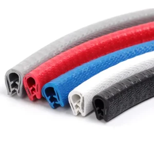 Universal Car Door Edge Protection Steel Core U-Shape Rubber Seal Trim for Most Cars OEM Support