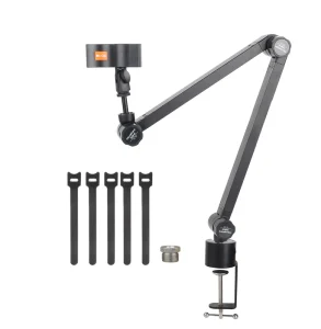 Universal Folding Rotary Desktop Microphone Boom Arm for Recording