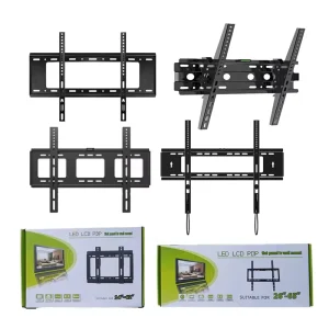 Universal Full Motion Retractable TV Wall Mount Bracket for 12-43″ LCD LED Plasma Screens, Swivel