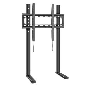 Universal Mobile TV Cart for 40 85″ Base Bracket Support Height Adjustable Display Arm PC Mount DZL9