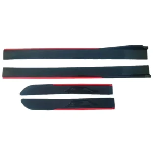 Universal Two Section Side Skirt Extensions 192 Meters Custom Made Anti Collision Scratch Resistant Rubber Strips Modification