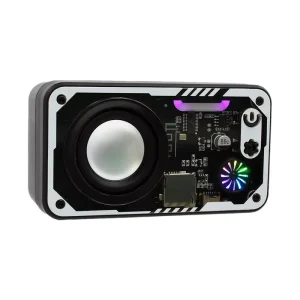 V1 Mini Portable Wireless Metal Speaker with LED and Bass