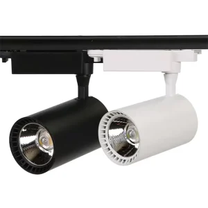 VOC Modern Aluminum COB LED Track Spotlight Slide Track Light for Clothing Store & Exhibition Hall