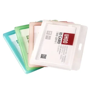 Vertical Design Uhoo PP Fashion Business Card Holder with No Closure