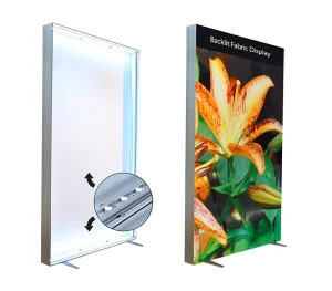 Vertical Double-Sided Magnetic LED Light Box Mobile Ultra-Thin Floor-Mounted Sign