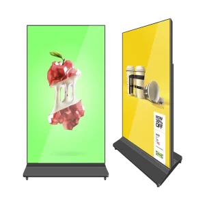 Vertical Floor-Stand 4K 3840 x 2160 LCD Advertising Player Digital Signage Display