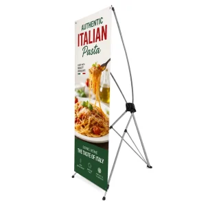 Vertical X Frame Banner Stand Protable for Trade Show Event Windproof Indoor&Outdoor Promotion Exhibition
