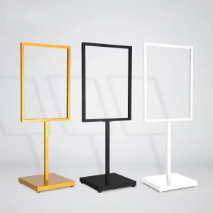 Vertical and Horizontal Poster Stand Snap Frame for Menu Paper