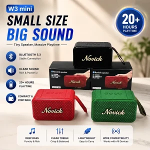 W3mini Portable Speaker Wireless Boombox Speaker High Power Heavy Bass Subwoofer Audio Speaker with OEM