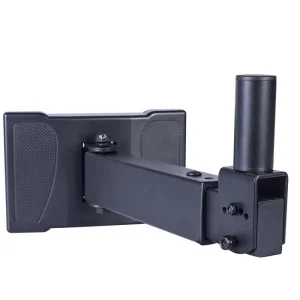 WB339 339 Speaker Wall Mount One Pair Heavy Duty Adjustable Speaker Wall Bracket Secure Mount for Bookshelf & Monitor Speakers