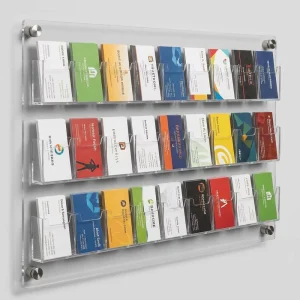 Wall-Mounted Hanging Magazine and Newspaper Acrylic Brochure Holder